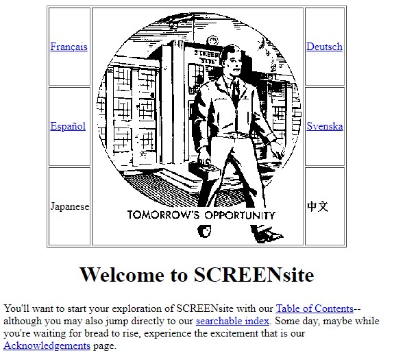 ScreenSite.org screenshot.