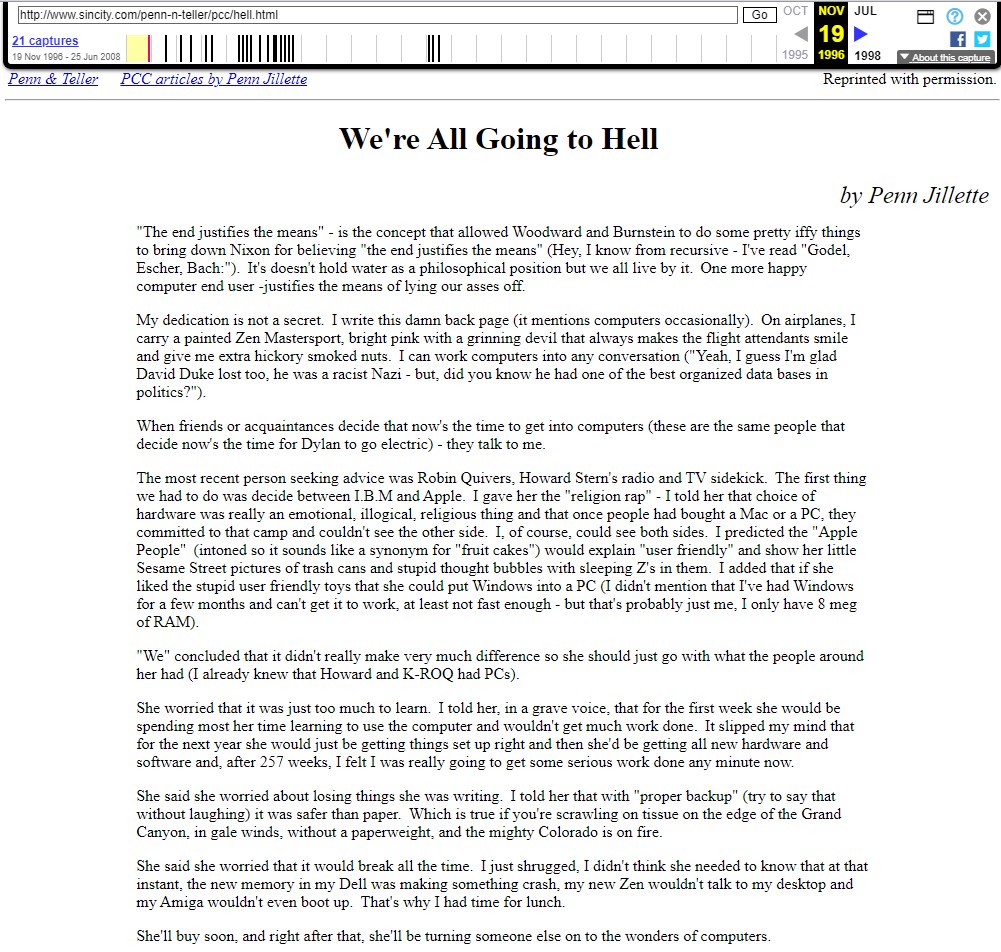 The Wayback Machine